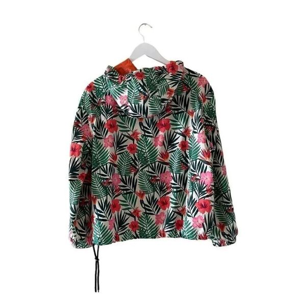 BLANKNYC Revolve Petal To The Metal Jacket in Leaf Print SZ S - Picture 8 of 14